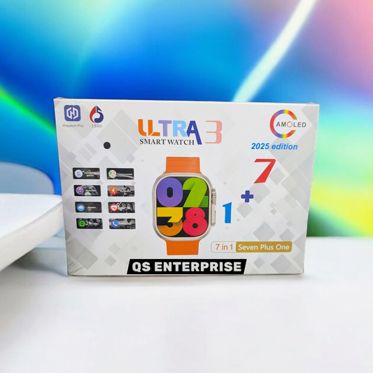 Ultra 3 SmartWatch 7in1 Big Infinite Display – High Quality