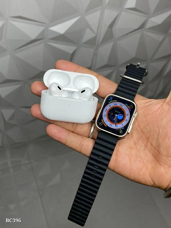 S300 Ultra 2 Fendior Original Smart Watch 49mm with 7 Straps,Case & Earbuds