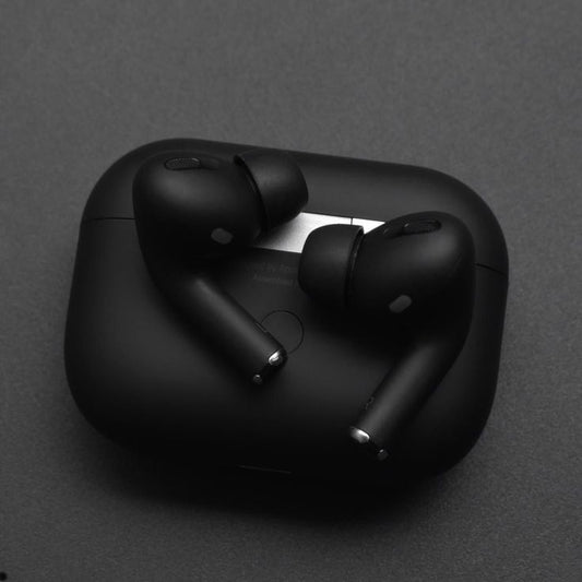 Airpods PRO Matte Black with wireless charging case – High Quality