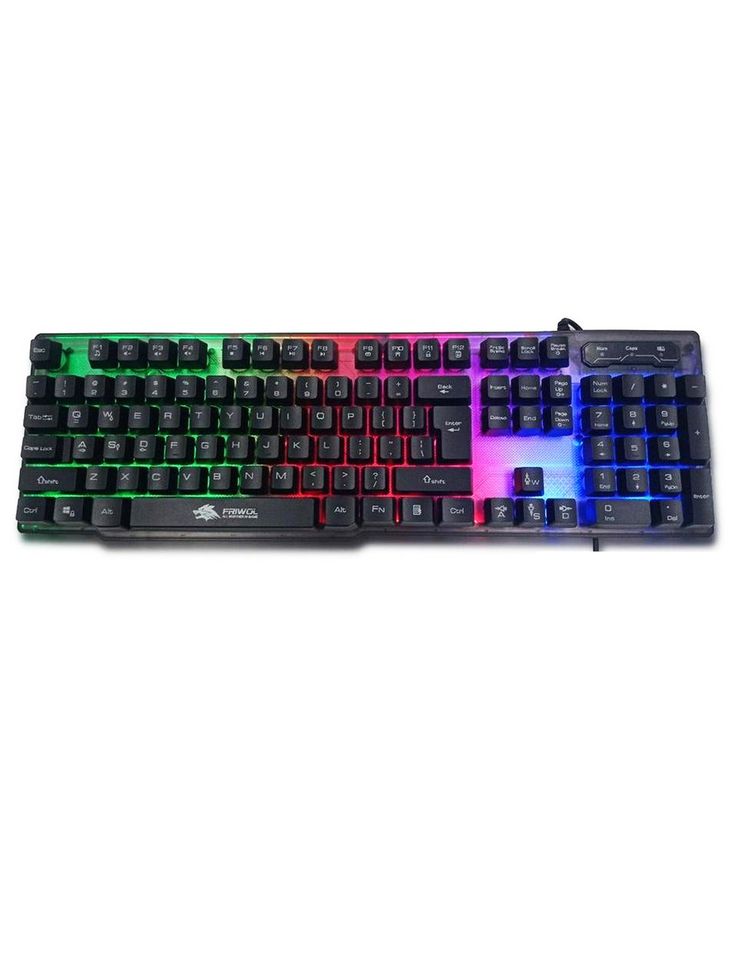 Gaming Wired RGB Keyboard – Tenkeyless Design & Multicolor